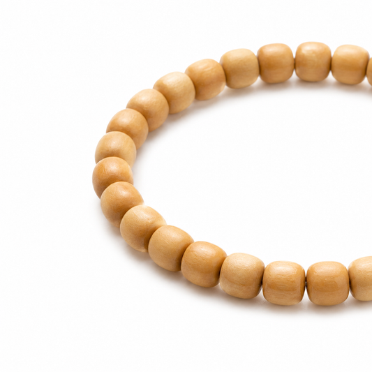 Monk-Blessed Sandalwood Mala Bracelet | Asceticmonk